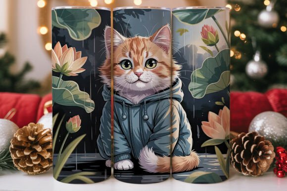 Cozy Cat Tumbler Wrap