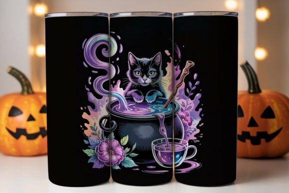 Mystical Black Cat 20oz Tumbler
