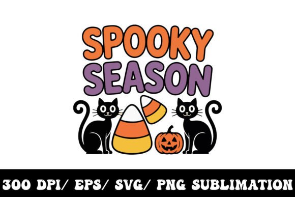 Spooky Season Cat Halloween T-Shirt